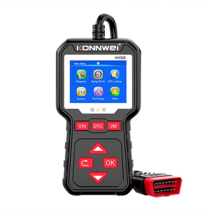 KONNWEI KW320 Car OBD2 Fault Diagnosis Tool - In Car by KONNWEI | Online Shopping UK | buy2fix