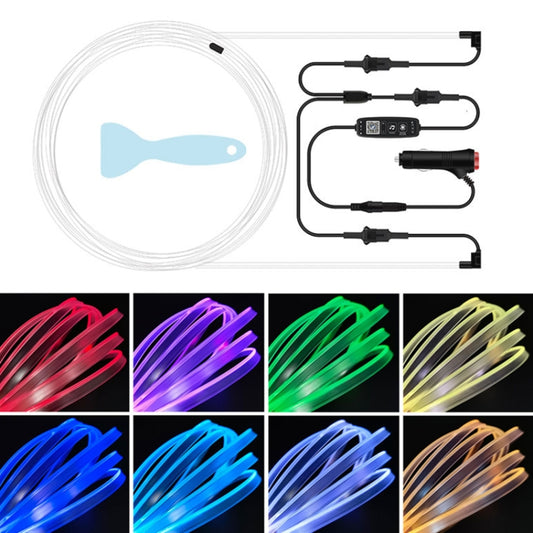 G201 5m Cigarette Lighter Car Colorful RGB Foot LED Atmosphere Light - In Car by buy2fix | Online Shopping UK | buy2fix