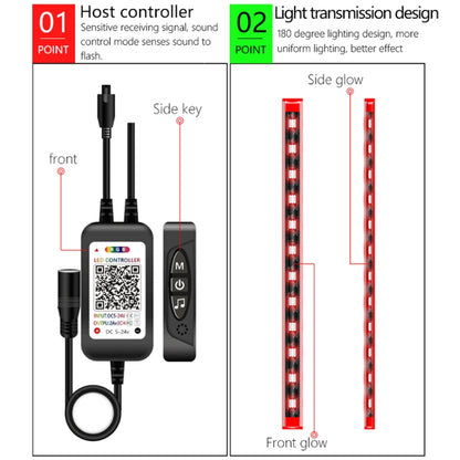 Y11 USB Car Colorful RGB Foot LED Atmosphere Light - In Car by buy2fix | Online Shopping UK | buy2fix