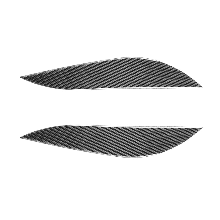 2 PCS / Set Carbon Fiber Car Lamp Eyebrow Decorative Sticker for Honda Civic 2001-2003, Drop Glue Version - In Car by buy2fix | Online Shopping UK | buy2fix