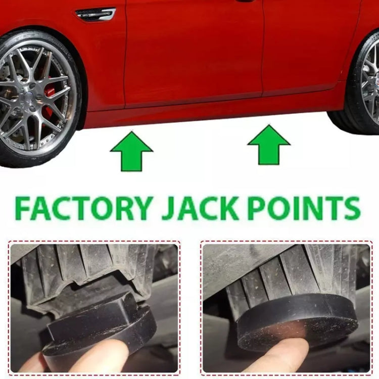 2pcs For BMW Automobile Jack Bracket Rubber Support Buffer Block - In Car by buy2fix | Online Shopping UK | buy2fix