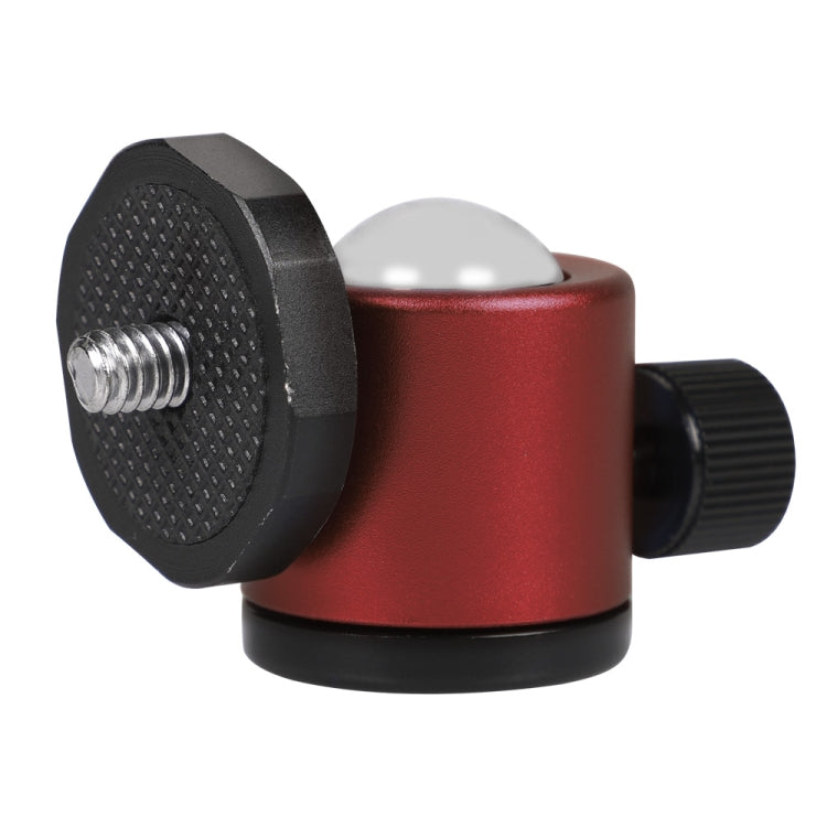 Mini 360 Degree Rotation Panoramic Metal Ball Head for DSLR & Digital Cameras (Red) - Camera Accessories by buy2fix | Online Shopping UK | buy2fix