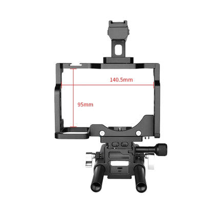 YELANGU C15 YLG0711A Video Camera Cage Stabilizer with Handle & Rail Rod for Nikon Z6 / Z7(Black) - Camera Cage by YELANGU | Online Shopping UK | buy2fix