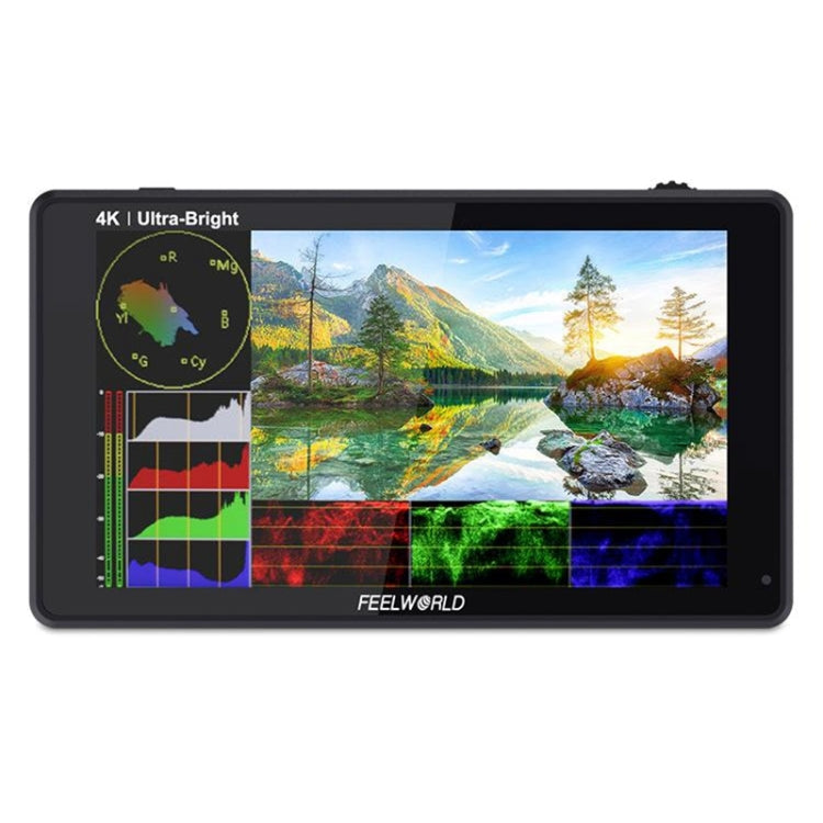 FEELWORLD LUT6 1920x1080 2600 nits 6 inch IPS Screen HDMI 4K Touch Control Camera Field Monitor - On-camera Monitors by FEELWORLD | Online Shopping UK | buy2fix