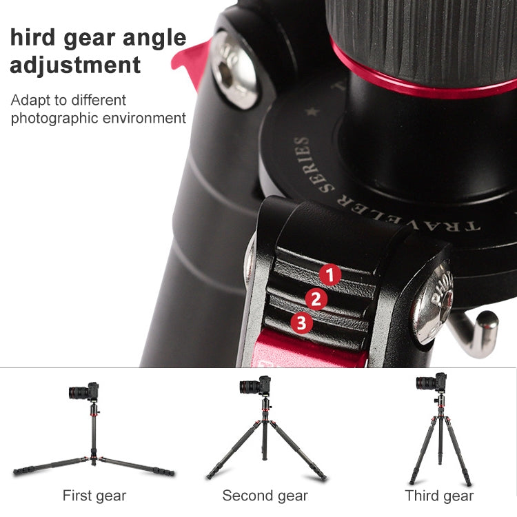 TRIOPO 888 Adjustable Portable Carbon Fiber Tripod with Q-2 Ball Head for SLR Camera, Pipe diameter: 28cm - Tripods by TRIOPO | Online Shopping UK | buy2fix