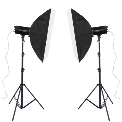 TRIOPO Oubao TTR300W 60x90cm Studio Softbox + Tripod Mount + 2x Light Bulb Photography Lighting Tow Piece Set - Shoe Mount Flashes by TRIOPO | Online Shopping UK | buy2fix