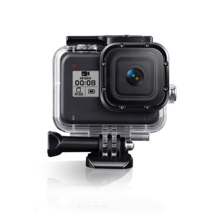 For GoPro HERO8 Black 45m Waterproof Housing Protective Case with Buckle Basic Mount & Screw & (Purple, Red, Pink) Filters & Floating Bobber Grip & Strap & Anti-Fog Inserts (Transparent) - DJI & GoPro Accessories by buy2fix | Online Shopping UK | buy2fix