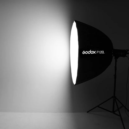 Godox P120L Diameter 120cm Parabolic Softbox Reflector Diffuser for Studio Speedlite Flash Softbox(Black) - Camera Accessories by Godox | Online Shopping UK | buy2fix