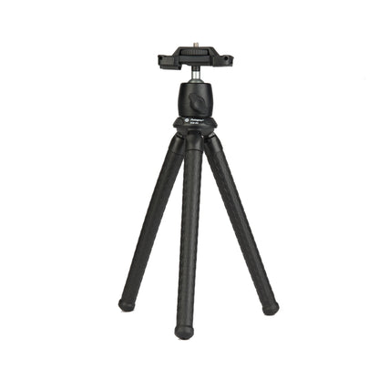 Fotopro RM-80 Mini Desktop Tripod Mount + MH-8 Ball Head with 1/4 inch Screw & Phone Clamp(Black) - Camera Accessories by Fotopro | Online Shopping UK | buy2fix