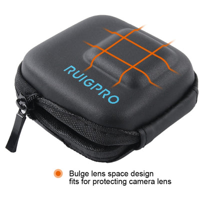 RUIGPRO Super Mini EVA Storage Protective Case Box for GoPro Hero11 Black / HERO10 Black / HERO9 Black / HERO8 Black /7 /6 /5(Black) - DJI & GoPro Accessories by RUIGPRO | Online Shopping UK | buy2fix