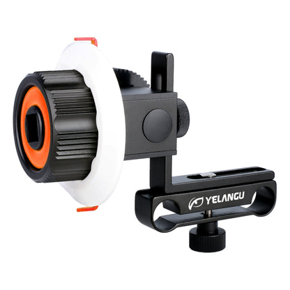 YELANGU F0 Camera Follow Focus with Gear Ring Belt for Canon / Nikon / Video Cameras / DSLR Cameras (Orange) - Follow Focus by YELANGU | Online Shopping UK | buy2fix