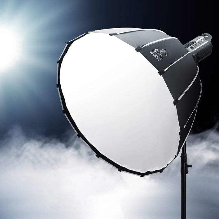 TRIOPO KP2-120 120cm Speedlite Flash Deep Parabolic Softbox Bowens Mount Diffuser(Black) -  by TRIOPO | Online Shopping UK | buy2fix