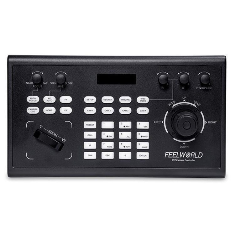 FEELWORLD KBC10 PTZ Camera Controller with Joystick and Keyboard Control ,Support PoE(AU Plug) - HD Camera by FEELWORLD | Online Shopping UK | buy2fix