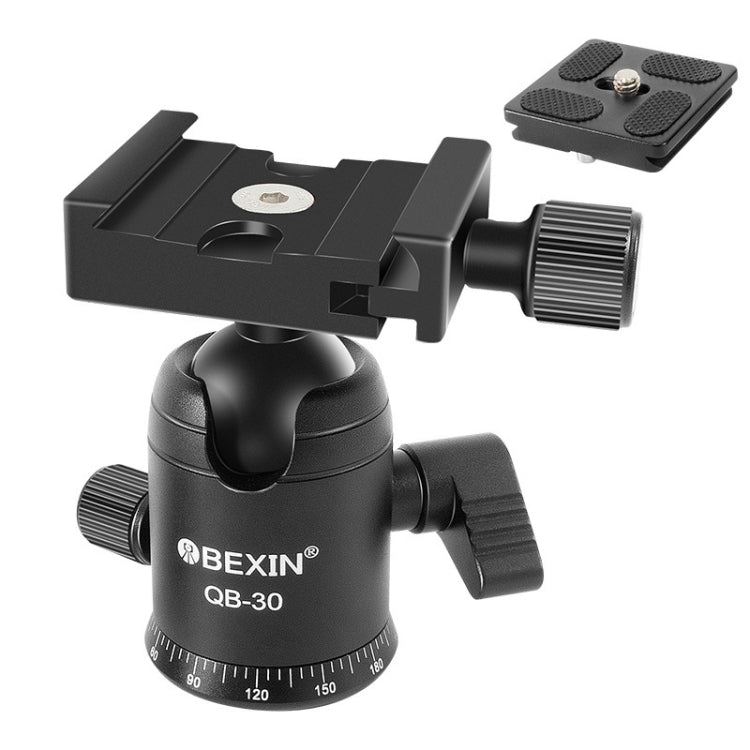 BEIXIN QB-30  360 Degree Rotation Panorama Metal Ball Head with Quick Release Plate - Tripod Heads by BEXIN | Online Shopping UK | buy2fix