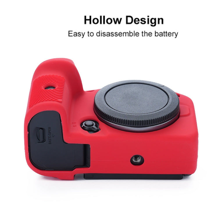 For Canon EOS R7 Soft Silicone Protective Case (Red) - Camera Accessories by buy2fix | Online Shopping UK | buy2fix