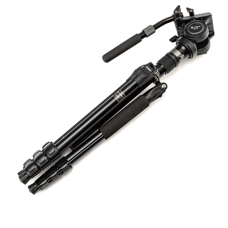 Fotopro S5i Pro 4-Section Tripod Mount with Fluid Drag Head & Head Base (Black) - Tripods by Fotopro | Online Shopping UK | buy2fix