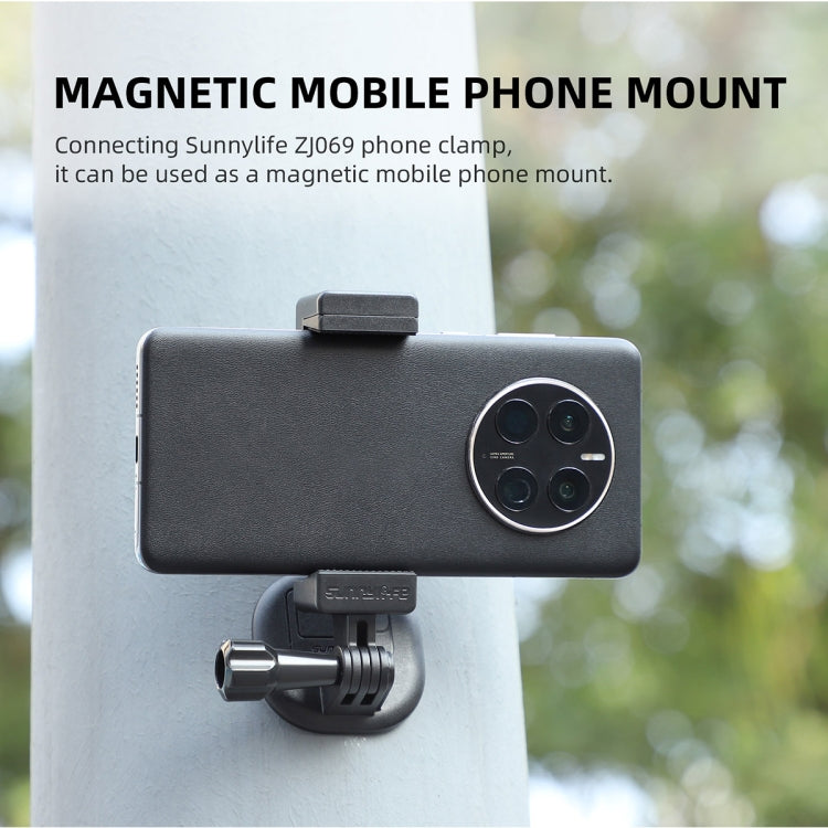 Sunnylife ZJ554 Magnetic Wearable Neck Phone Action Camera  Holder (Black) - Holder by Sunnylife | Online Shopping UK | buy2fix