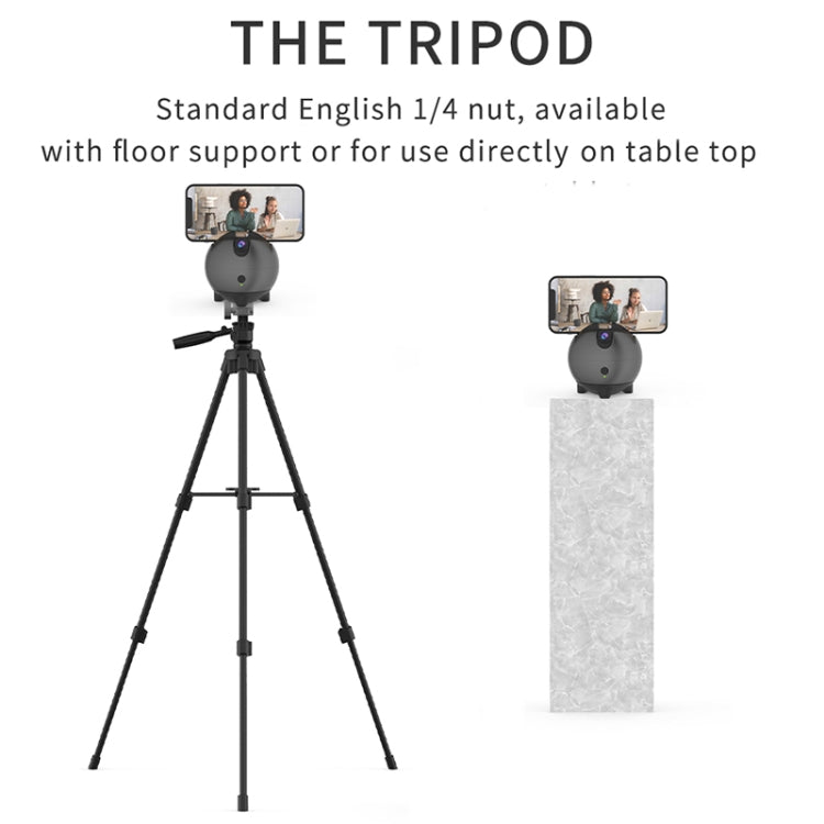 Q9 Al Gesture Recognition Two Axis Follow-up Cloud Platform(Gold) - Tripod Heads by buy2fix | Online Shopping UK | buy2fix