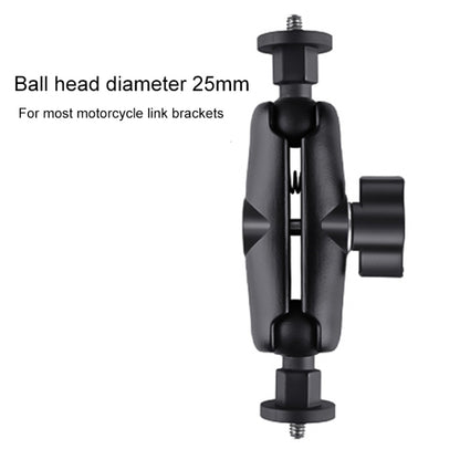 25mm 1/4 inch Screw ABS Ball Head Adapter Mount(Black) - Mount & Holder by buy2fix | Online Shopping UK | buy2fix