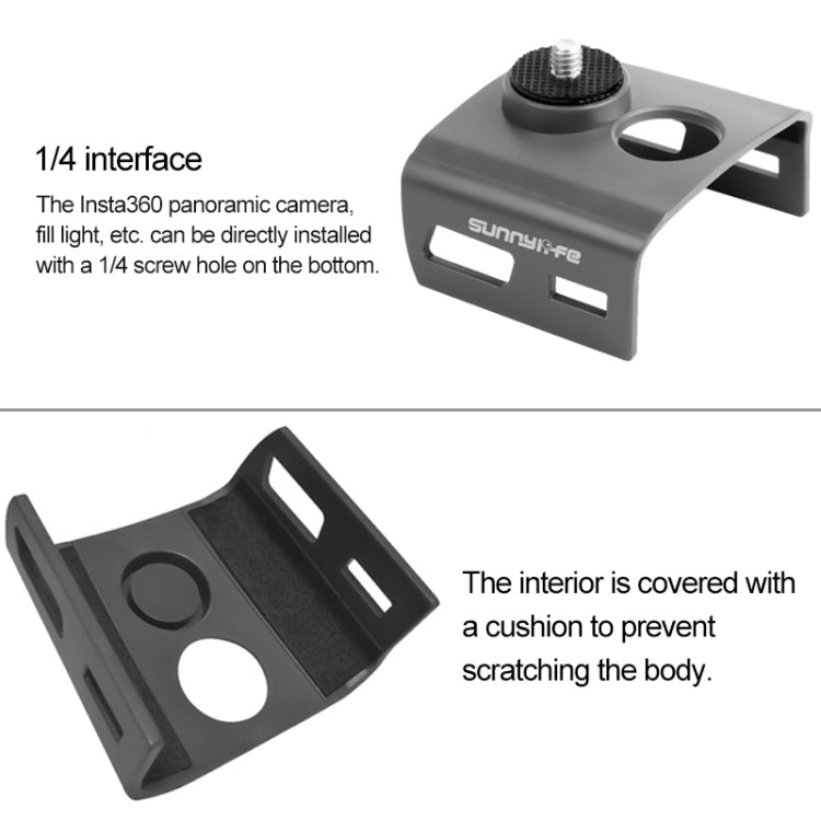 Sunnylife M2-Q9211 MAVIC 2 Fill-in Light Mounting Bracket for DJI Insta360 & Osmo Action Camera - DJI & GoPro Accessories by Sunnylife | Online Shopping UK | buy2fix