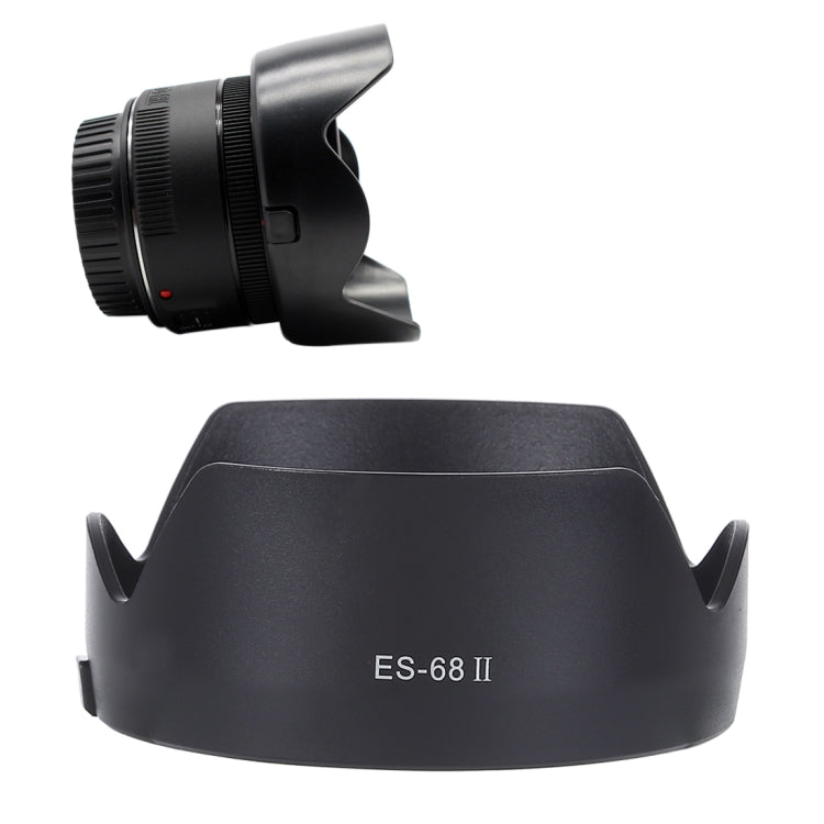 ES-68II Lens Hood Shade for Canon EF 50mm f/1.8 STM 49mm Lens - Camera Accessories by buy2fix | Online Shopping UK | buy2fix