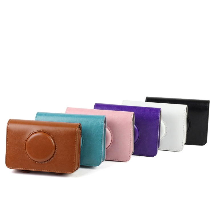 Solid Color PU Leather Case for Polaroid Snap Touch Camera (Black) - Camera Accessories by buy2fix | Online Shopping UK | buy2fix