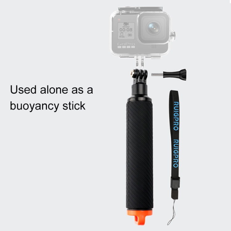 Shutter Trigger + Floating Hand Grip Diving Buoyancy Stick with Adjustable Anti-lost Strap & Screw & Wrench for GoPro HERO8 Black - DJI & GoPro Accessories by buy2fix | Online Shopping UK | buy2fix