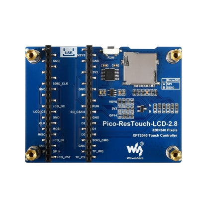 WAVESHARE 2.8 inch 262K Colors 320 x 240 Pixel Touch Display Module for Raspberry Pi Pico, SPI Interface - LCD & LED Display Module by WAVESHARE | Online Shopping UK | buy2fix