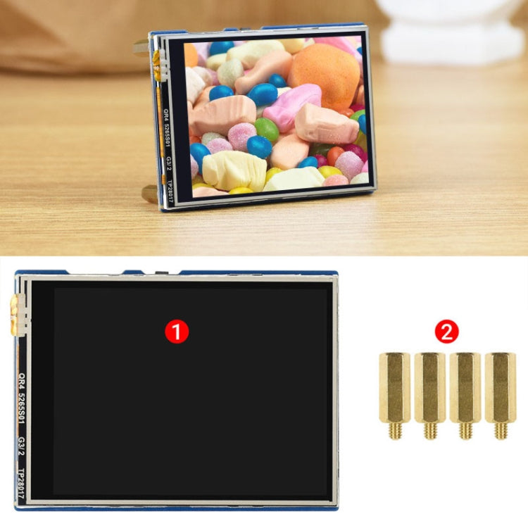 WAVESHARE 2.8 inch 262K Colors 320 x 240 Pixel Touch Display Module for Raspberry Pi Pico, SPI Interface - LCD & LED Display Module by WAVESHARE | Online Shopping UK | buy2fix