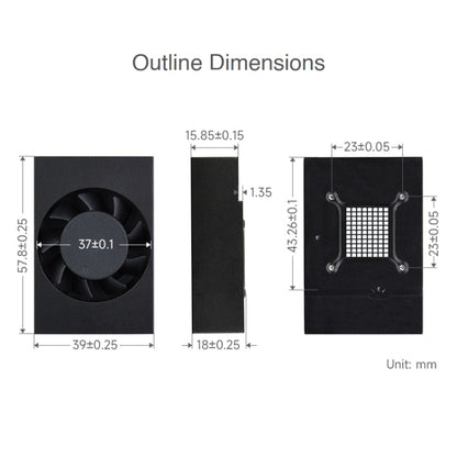 Waveshare Dedicated Cooling fan for Jetson TX2 NX - Consumer Electronics by WAVESHARE | Online Shopping UK | buy2fix