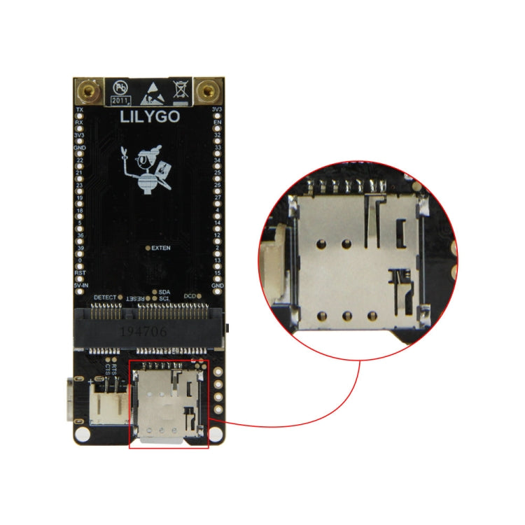 TTGO T-PCIE ESP32-WROVER-B AXP192 Chip WiFi Bluetooth Nano Card SIM Series Module 16MB Hardware Composable Development Board - Module by TTGO | Online Shopping UK | buy2fix