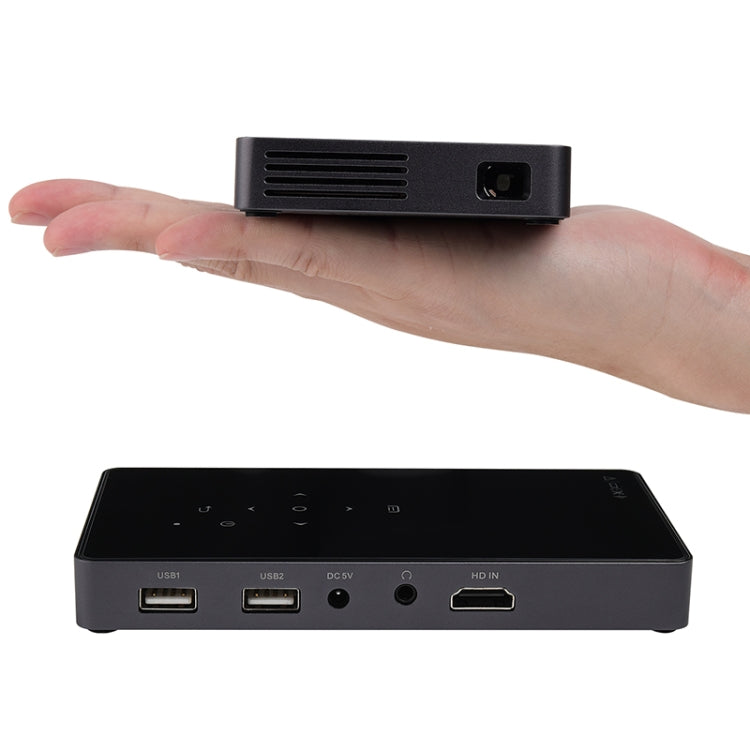 P8I 854x480 100LM Mini Portable Multimedia DLP Projector - Consumer Electronics by buy2fix | Online Shopping UK | buy2fix