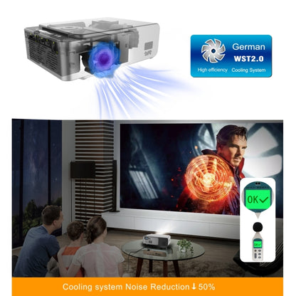 T6 3500ANSI Lumens 1080P LCD Mini Theater Projector, Standard Version, AU Plug (Red) - Consumer Electronics by buy2fix | Online Shopping UK | buy2fix