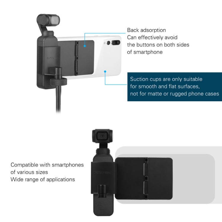 Sunnylife OP-ZJ061 Folding Sucker Holder + Tripod for DJI OSMO Pocket - DJI & GoPro Accessories by Sunnylife | Online Shopping UK | buy2fix