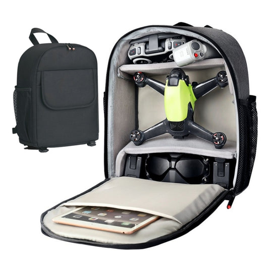 RCSTQ Backpack Shoulders Bag Storage Outdoor Travel Bag for DJI FPV Combo(Black) - DJI & GoPro Accessories by RCSTQ | Online Shopping UK | buy2fix