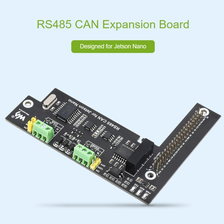 Waveshare RS485 CAN Expansion Board for Jetson Nano, Digital Isolation, Built-In Protection Circuit - Modules Expansions Accessories by WAVESHARE | Online Shopping UK | buy2fix