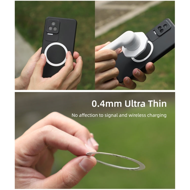 For DJI OM6 / 5 / 4 / 4 SE  Sunnylife ZJ561 Magsafe Adapter Phone Holder (White) -  by Sunnylife | Online Shopping UK | buy2fix