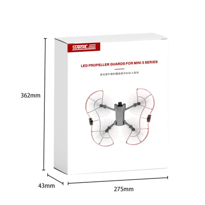 For DJI Mini 3 / Mini 3 Pro STARTRC Drone LED Propeller Protective Guard Anti-collision Ring (Transparent) - Other by STARTRC | Online Shopping UK | buy2fix