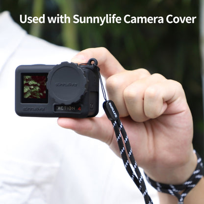 For DJI Osmo Action 3 / 4 Sunnylife 2pcs Scratch-resistant Camera Lens Cap Cover (Black) -  by Sunnylife | Online Shopping UK | buy2fix