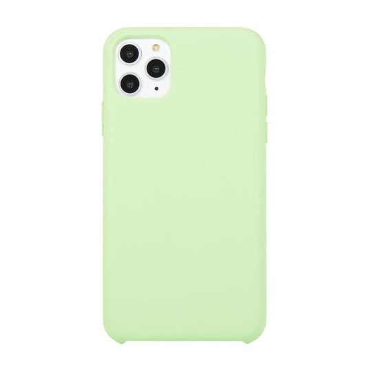 For iPhone 11 Solid Color Liquid Silicone Shockproof Case (Mint Green) - iPhone 11 Cases by buy2fix | Online Shopping UK | buy2fix