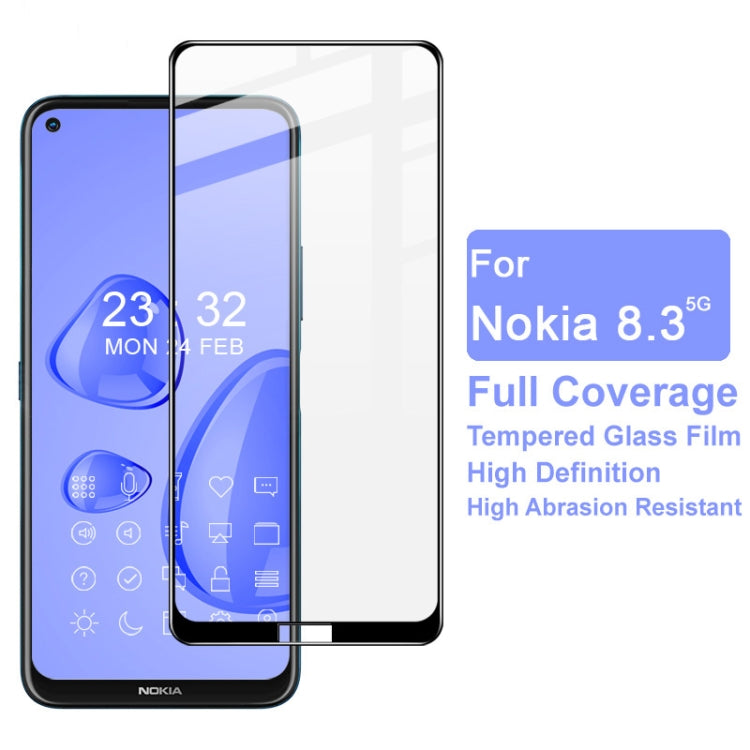 For Nokia 8.3 5G IMAK Pro+ Series 9H Full Screen Tempered Glass Film - Mobile Accessories by imak | Online Shopping UK | buy2fix