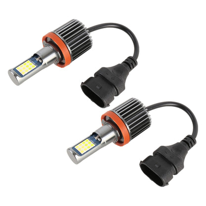 H11 2 PCS DC12-24V / 10.5W Car Double Colors Fog Lights with 24LEDs SMD-3030 & Constant Current, Box Packaging(White Light + Lime Light) - In Car by buy2fix | Online Shopping UK | buy2fix