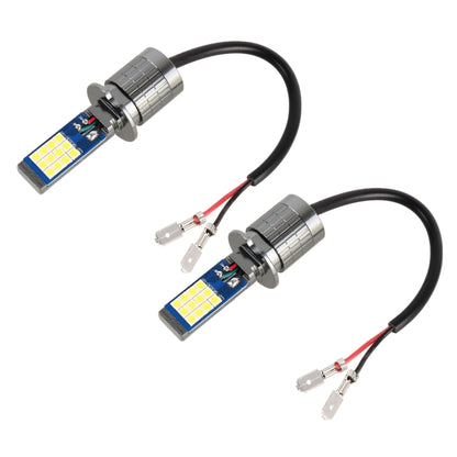 H3 2 PCS DC12-24V / 10.5W Car Fog Lights with 24LEDs SMD-3030 & Constant Current, Box Packaging(White Light) - In Car by buy2fix | Online Shopping UK | buy2fix