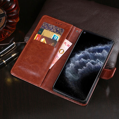 For Cubot C30 idewei Crazy Horse Texture Horizontal Flip Leather Case with Holder & Card Slots & Wallet(Black) - More Brand by idewei | Online Shopping UK | buy2fix