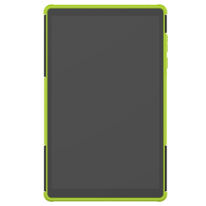 For Lenovo Tab M10 HD Gen 2 (TB-X306F) Tire Texture TPU+PC Shockproof Case with Holder(Green) - Lenovo by buy2fix | Online Shopping UK | buy2fix