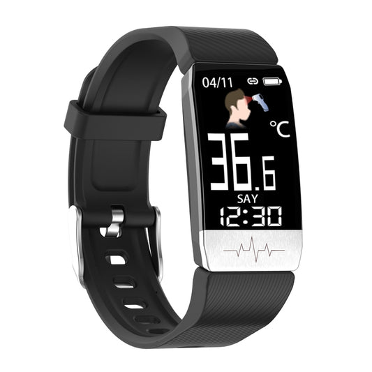 T1S 1.14 inch Screen IP67 Waterproof Smart Bracelet, Support Blood Oxygen Monitoring / Body Temperature Monitoring / Heart Rate Monitoring(Black) - Smart Wear by buy2fix | Online Shopping UK | buy2fix