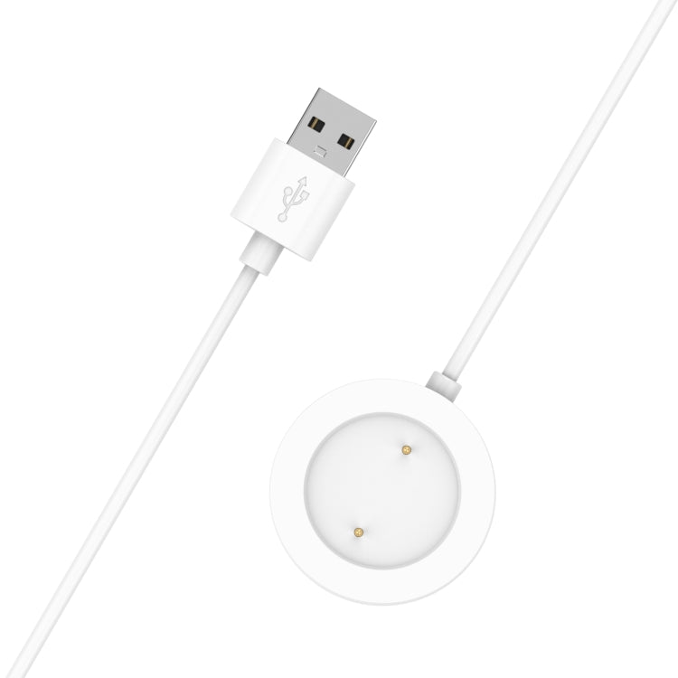 For Xiaomi Watch Color Sport USB Magnetic Charging Cable, Length: 1m(White) - Charger by buy2fix | Online Shopping UK | buy2fix