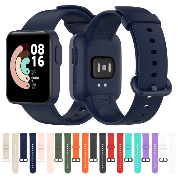For Xiaomi Mi Watch Lite / Redmi Watch Silicone Watch Band, Size: One Size(Red) - Smart Wear by buy2fix | Online Shopping UK | buy2fix