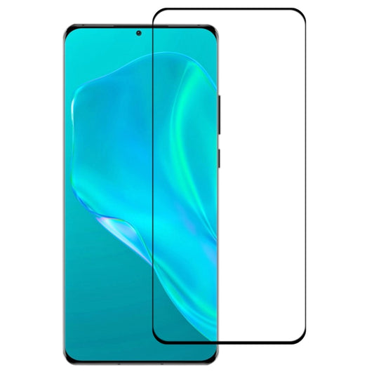 For Huawei P50 Pro 3D Curved Edge Full Screen Tempered Glass Film(Black) - Huawei Tempered Glass by buy2fix | Online Shopping UK | buy2fix