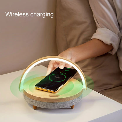 Original Xiaomi Youpin EZVALO Lydia Wireless Charging Music Desk Lamp(Marble) -  by Xiaomi | Online Shopping UK | buy2fix